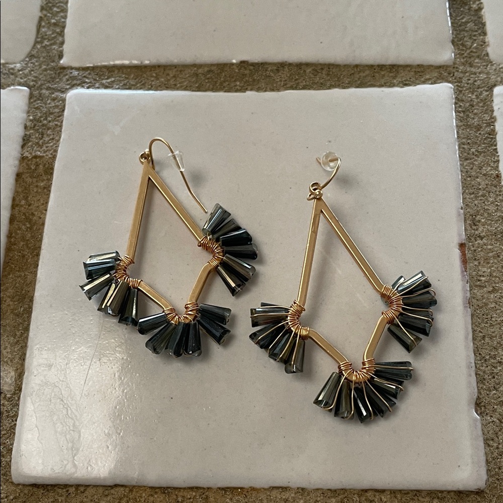 Chico’s beaded drop earrings (pierced)